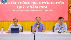 Hội nghị giao ban công tác thông tin, tuyên truyền quý IV năm 2024 và tập huấn kỹ năng quản trị, phát triển các trang mạng xã hội của đơn vị